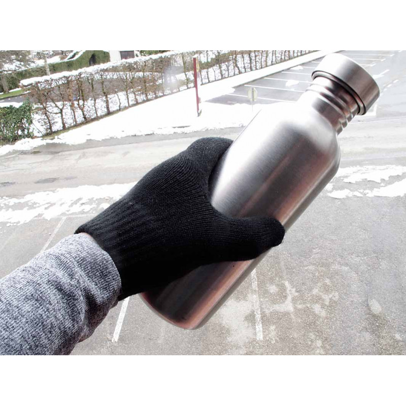 Mystiqut 12 Paia Di Guanti Neri Magici Elasticizzati Guanti Caldi In - Foto 9