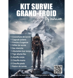 Kit de sobrevivência ao frio extremo