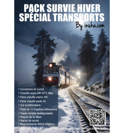 Pack de supervivencia para transporte de invierno inuka.com