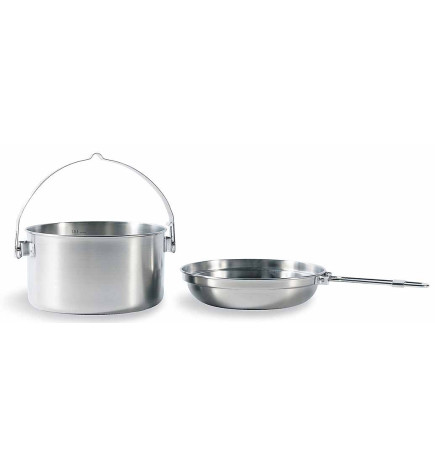 Popote de bivouac inox Tatonka poêle et marmite