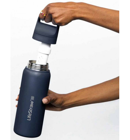 LifeStraw GO Filterflasche Doppelwandiger Stahl 24OZ Öffnung