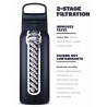 LifeStraw GO Filterflasche Doppelwandiger Stahl 24OZ Filtrationsdetails