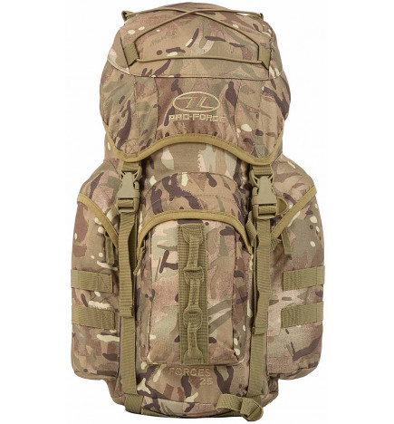 Highlander Forces 25 liter camo HTMC face backpack