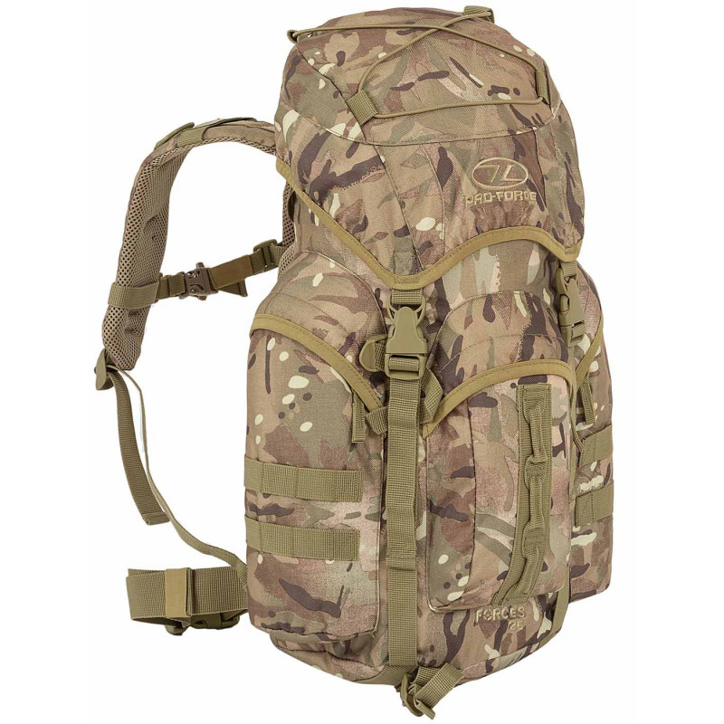 Highlander Forces 25 liter camo HTMC backpack