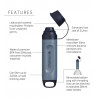 Paille filtre à eau Peak Series Solo Lifestraw features