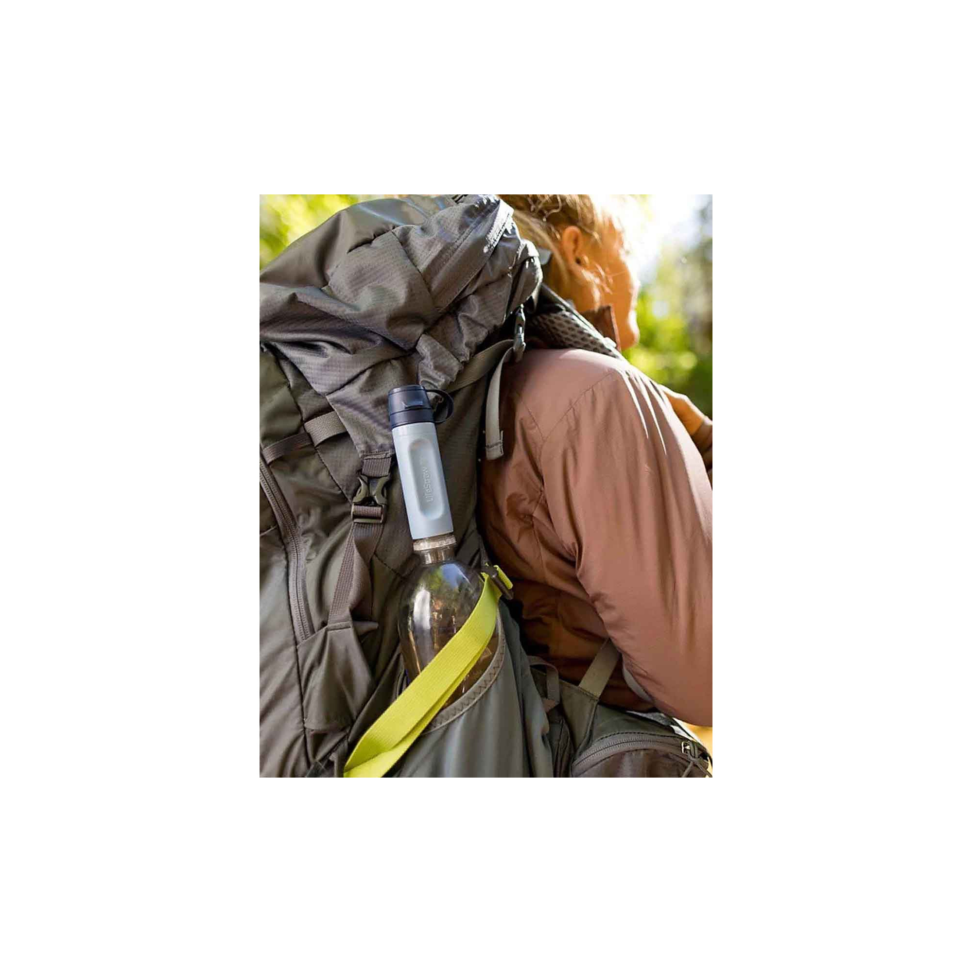 Paille Filtre à Eau LifeStraw Peak Series - Bleu Montagne - Pour Randonnée Et Survie