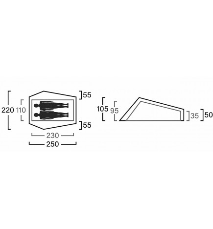 Plan Tente Helsport Ringstind Superlight 2