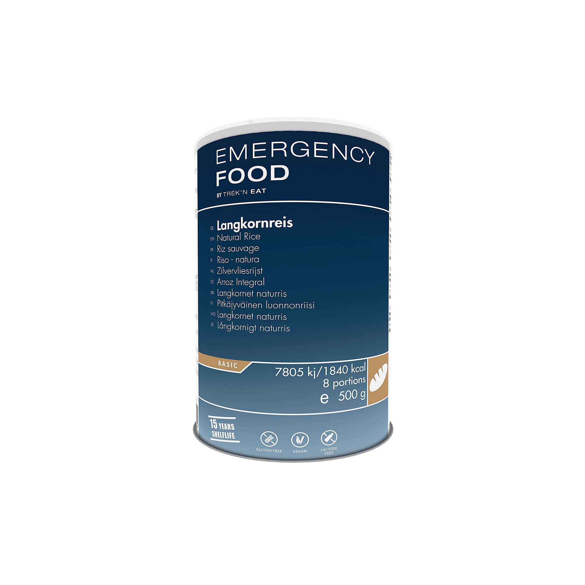 Stock urgence alimentaire Riz sauvage Emergency Food 4015753738014