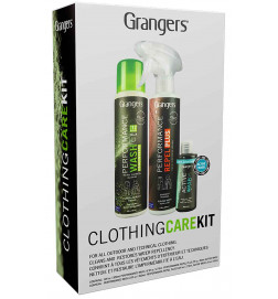 Outdoor clothing care kit