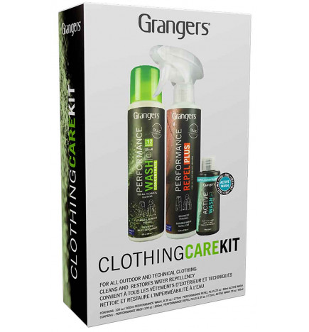 Kit per la cura dell'abbigliamento outdoor