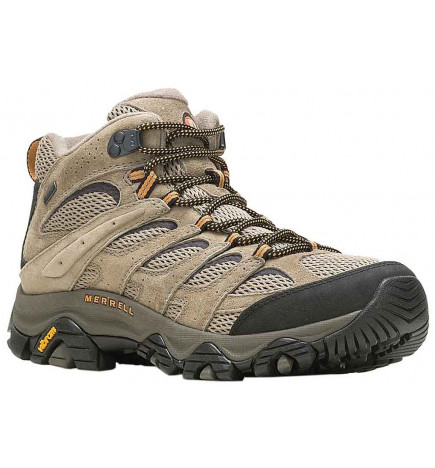 Chaussure Merrel MOAB 3 Mid GTX Pecan face profil