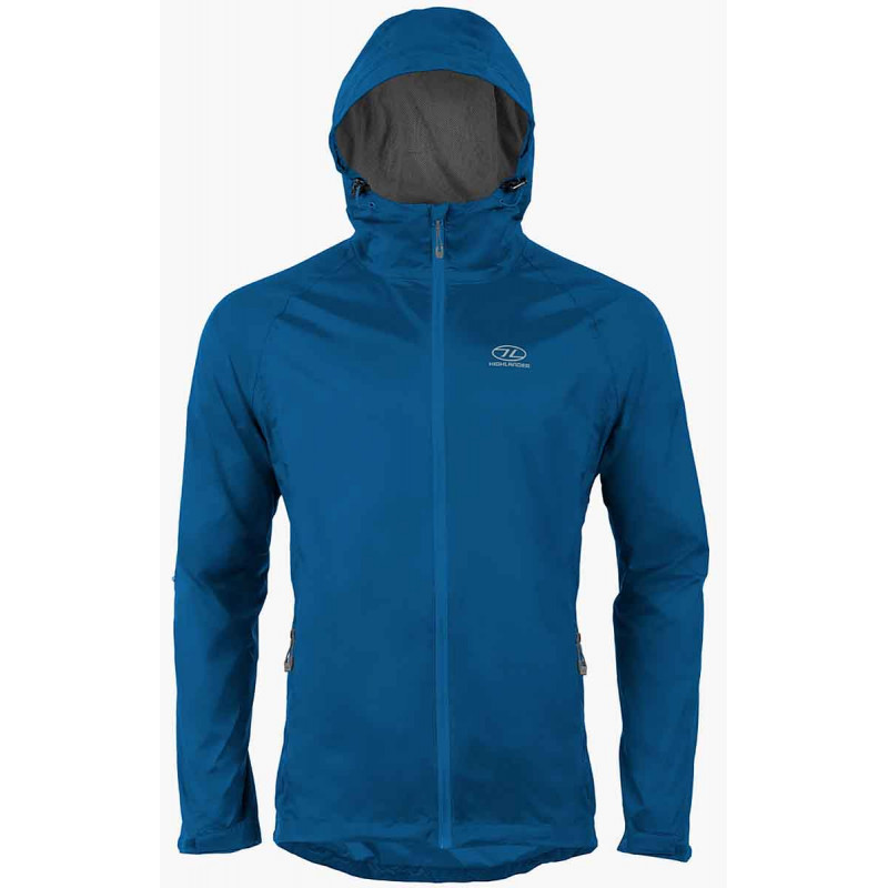 Veste imperméable Stow and Go Highlander bleue