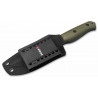 Cuchillo Bushcraft Drop Boker Magnum con funda