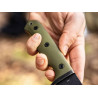 Couteau Bushcraft Drop Boker Magnum ambiente manche