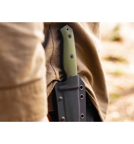 Ambiente de cinturón de cuchillo Bushcraft Drop Boker Magnum