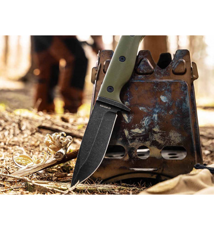 Bivacco d'atmosfera Couteau Bushcraft Drop Boker Magnum