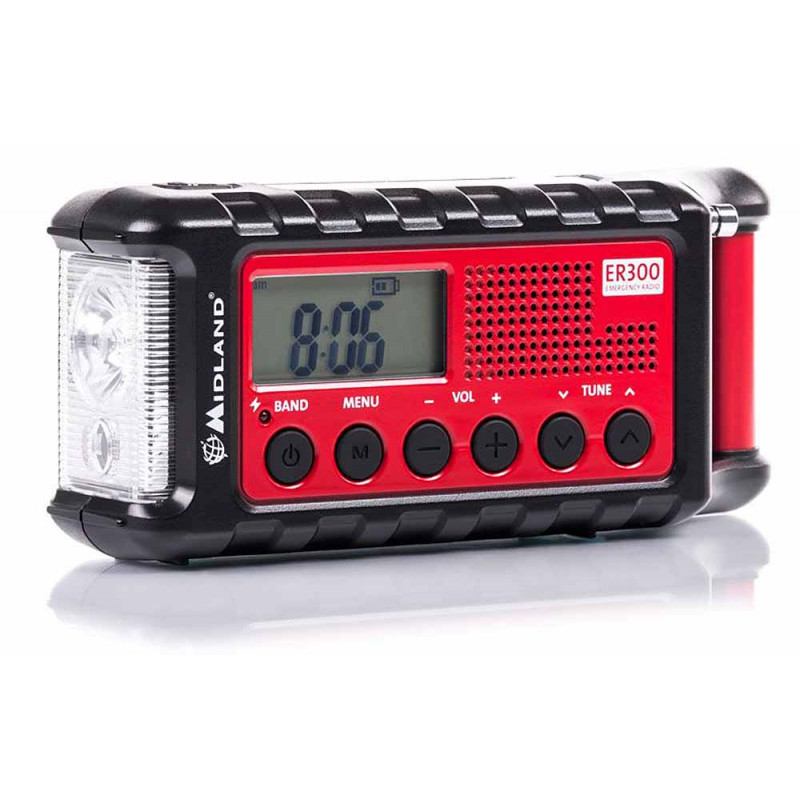 ER300 ラジオ緊急 AM/FM ミッドランド