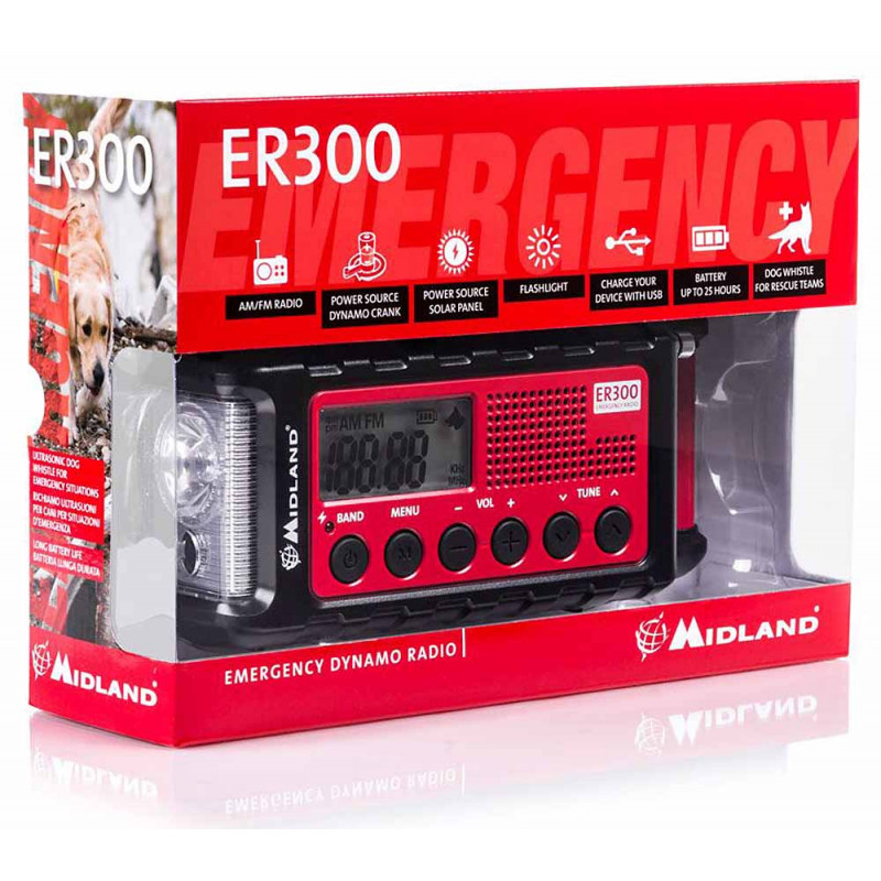 2 Radio AM/FM A Batteria Per Emergenza - Leggere E Compatte - Nuove In Confezione