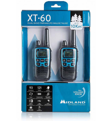 Walkie-talkie Midland XT60 blister