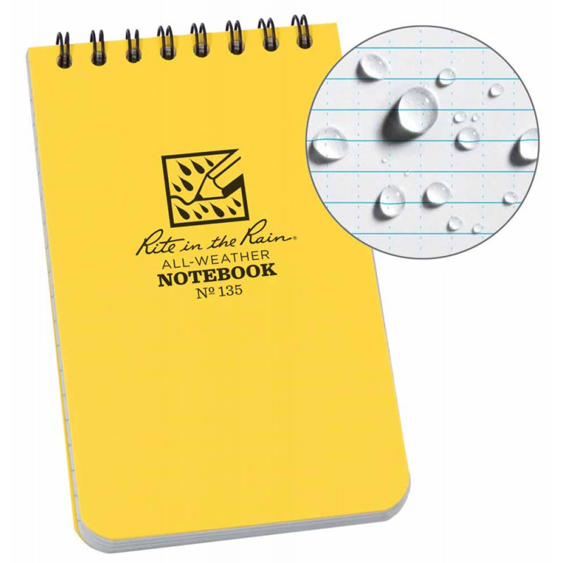 Quaderno impermeabile per tutte le stagioni 8x13 cm Rito in the Rain