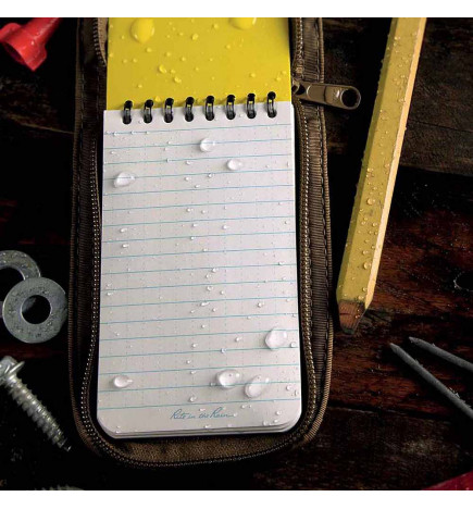 Quaderno impermeabile per tutte le stagioni 8x13 cm Rite in the Rain atmosfera pioggia