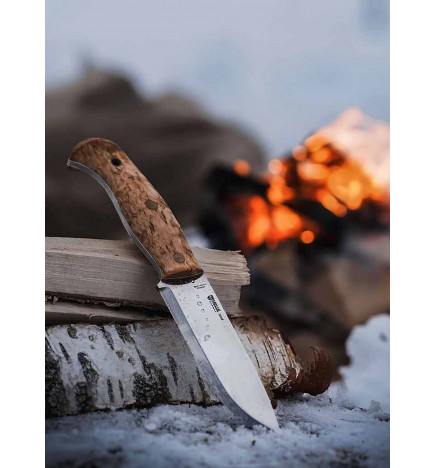 Couteau Helle Nord Sleipner ambiance grand nord