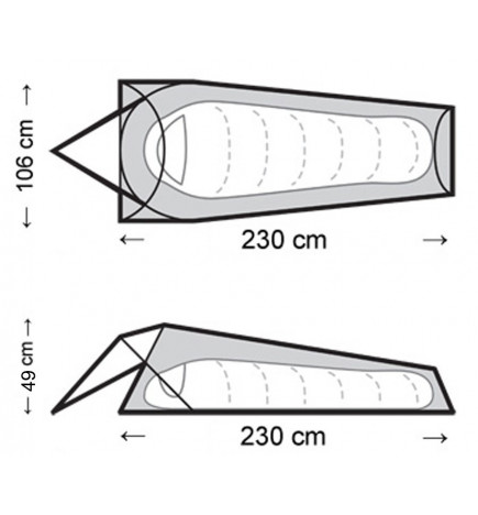 Tente Stratosphere Snugpak Mesure