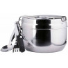 Bivouac bowl 3 pieces stainless steel 4046872424328