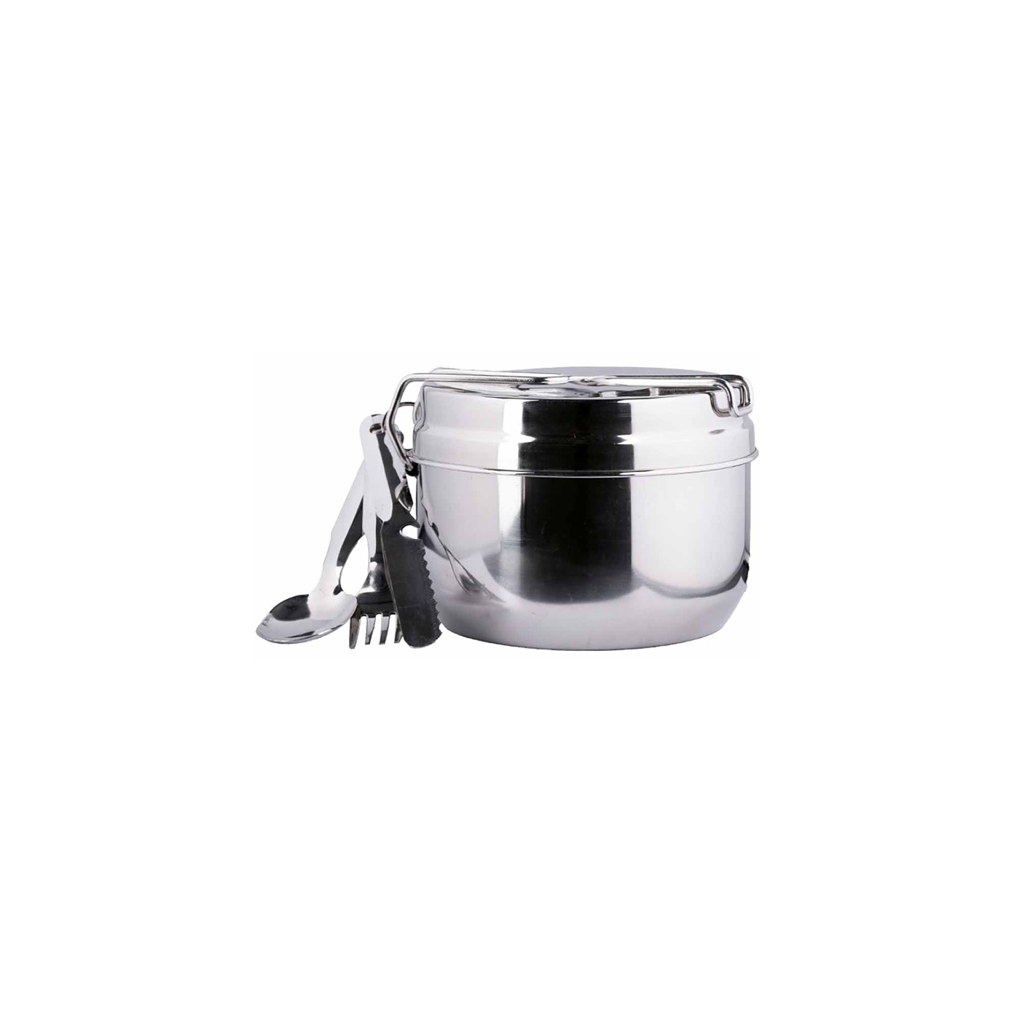 Bivouac bowl 3 pieces stainless steel 4046872424328