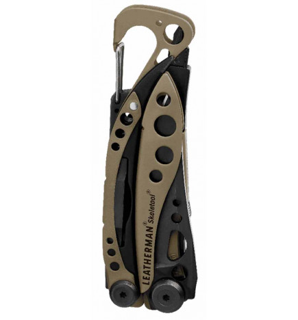 Leatherman Skeletool Coyote pince multitifonctions avec mousqueton
