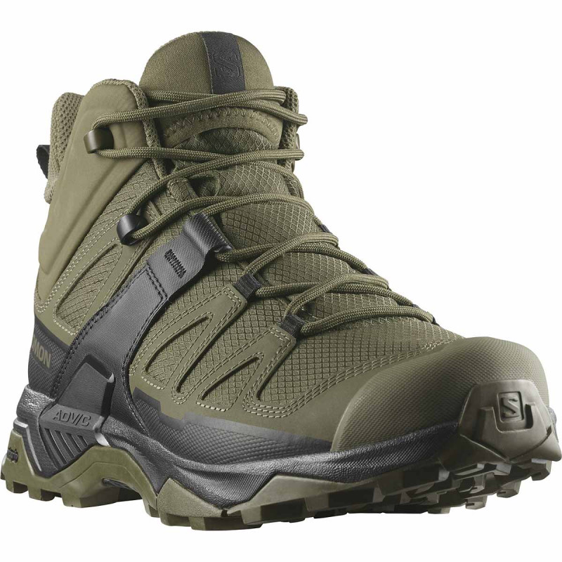 Salomon X Ultra Forces Mid Schuhe grün