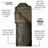Sac de couchage Jungle Bag Moustiquaire approuvé dans la jungle