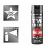 Aerosol de defensa paralizante CS63ml