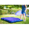Double inflatable camping mattress