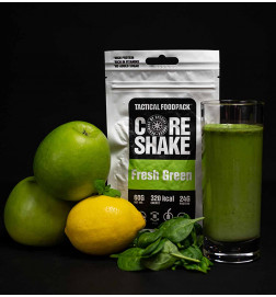 Bebida proteica de manzana y menta