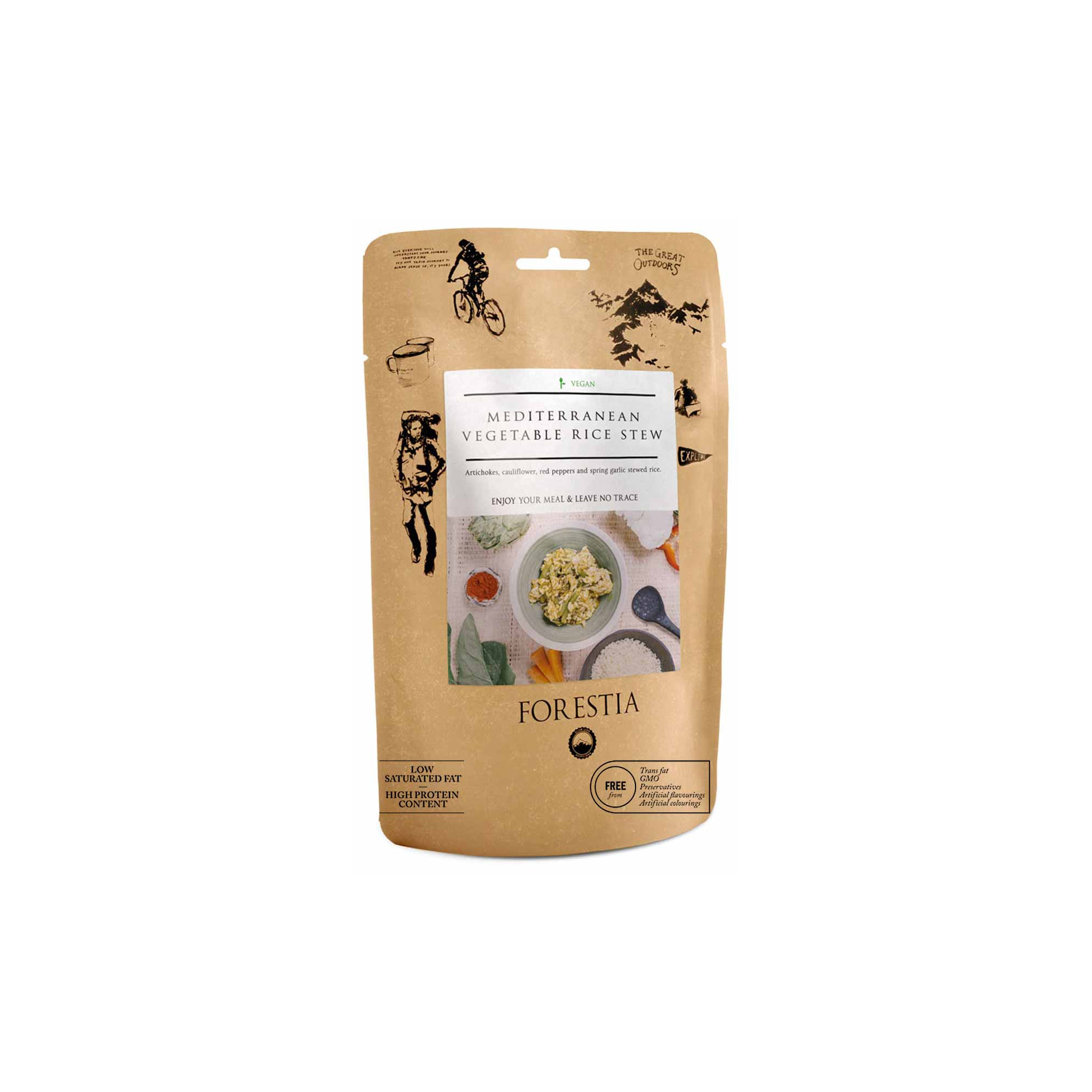 Ragout de légumes et riz auto-chauffant Forestia 8437005116788