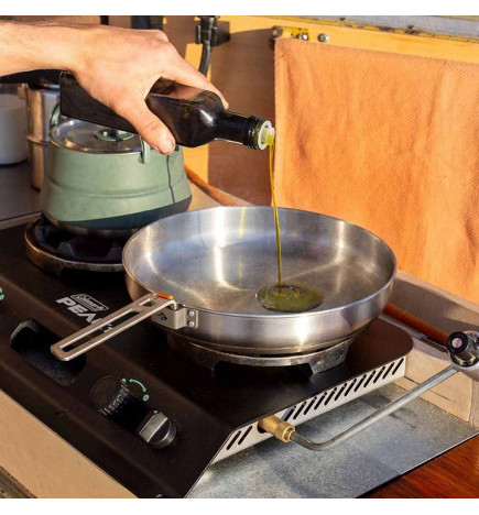 Poêle de bivouac inox 25cm Detour Sea To Summit ambiance 2