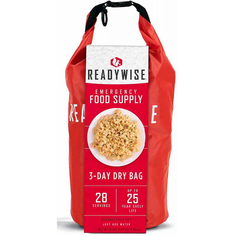 Survival food stock 3 days 25 years