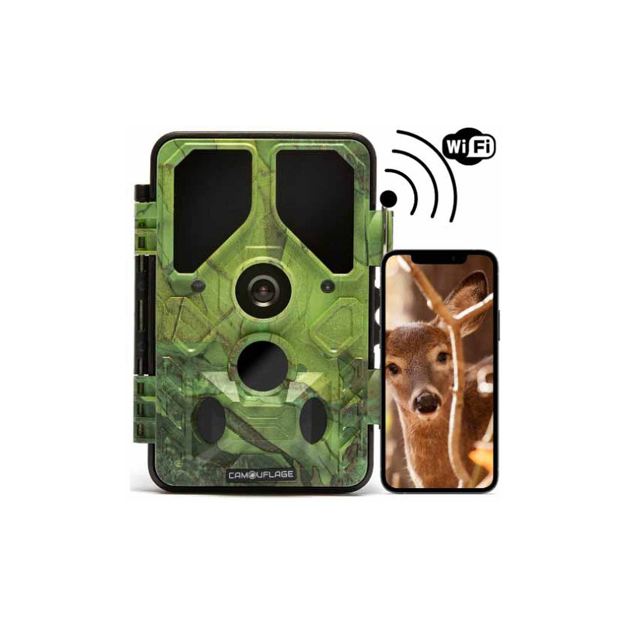 Telecamera di rilevamento e sorveglianza Camouflage WiFi EZ45 Telecamera di rilevamento e sorveglianza Camouflage WiFi EZ45