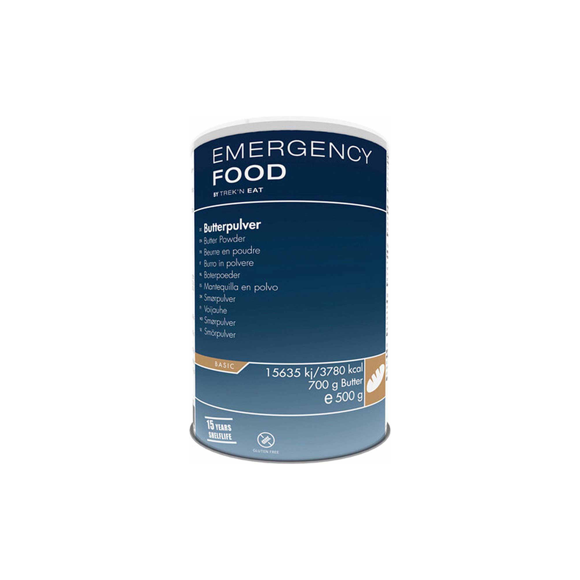 Mantequilla en polvo de reserva de alimentos de emergencia 4015753702114