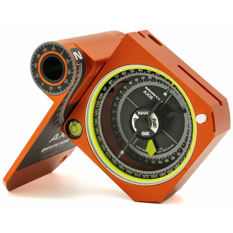 Brújula naranja Brunton Axis Transit 0080078921766