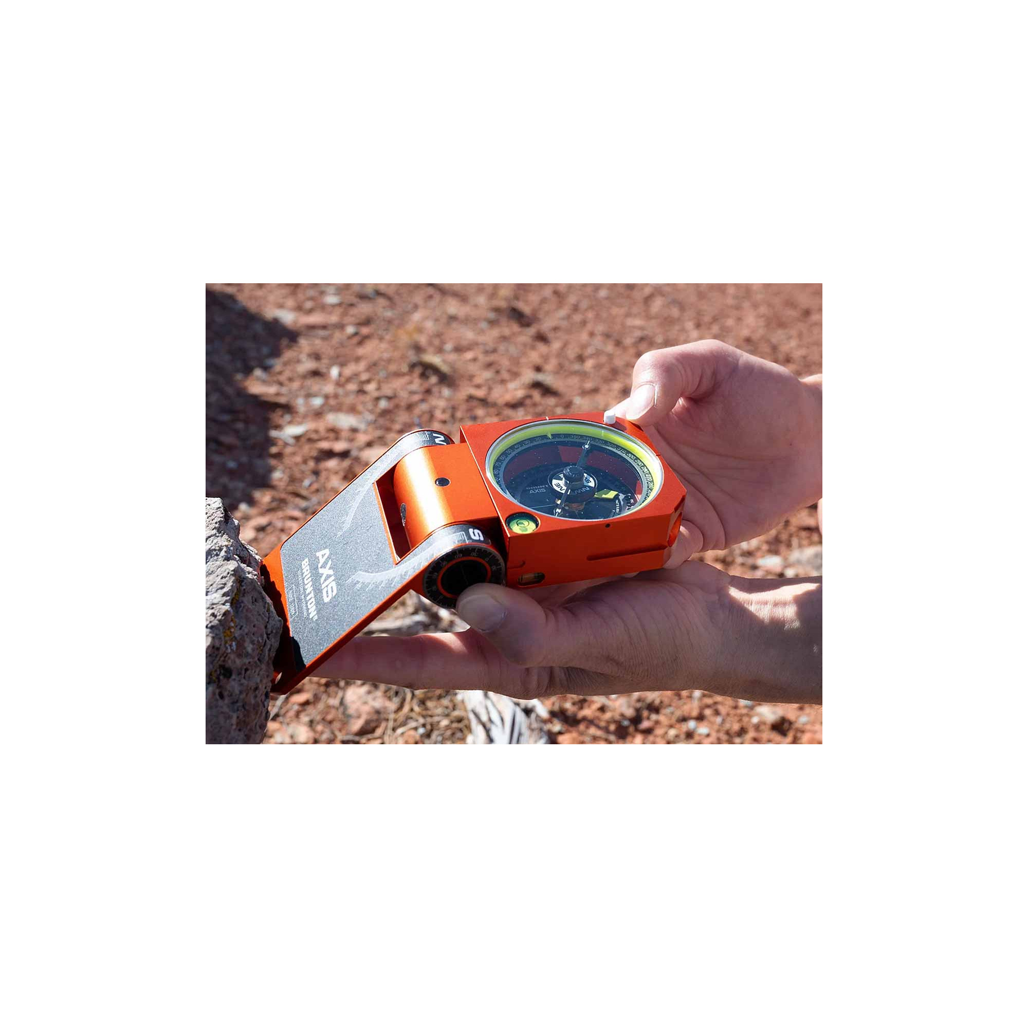 Brunton - Axis Transit 5012 Orange compass - Professional compasses - Inuka
