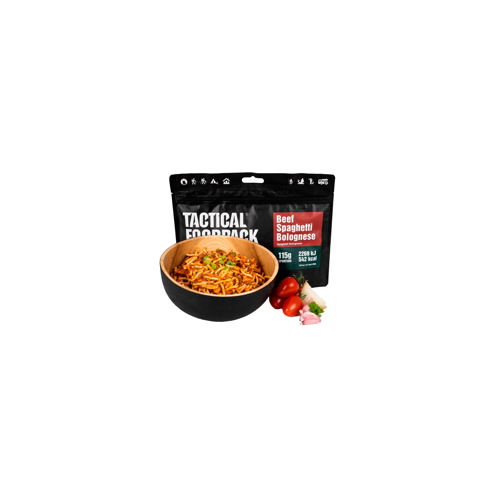 Spaghetti alla bolognese liofilizzati