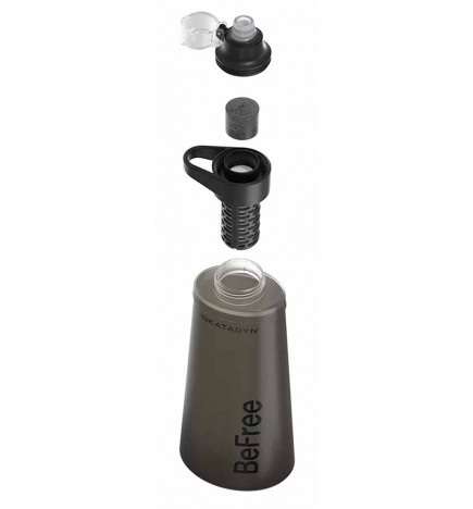 Filtre à eau BeFree Tactical AC 1,0 L démonté