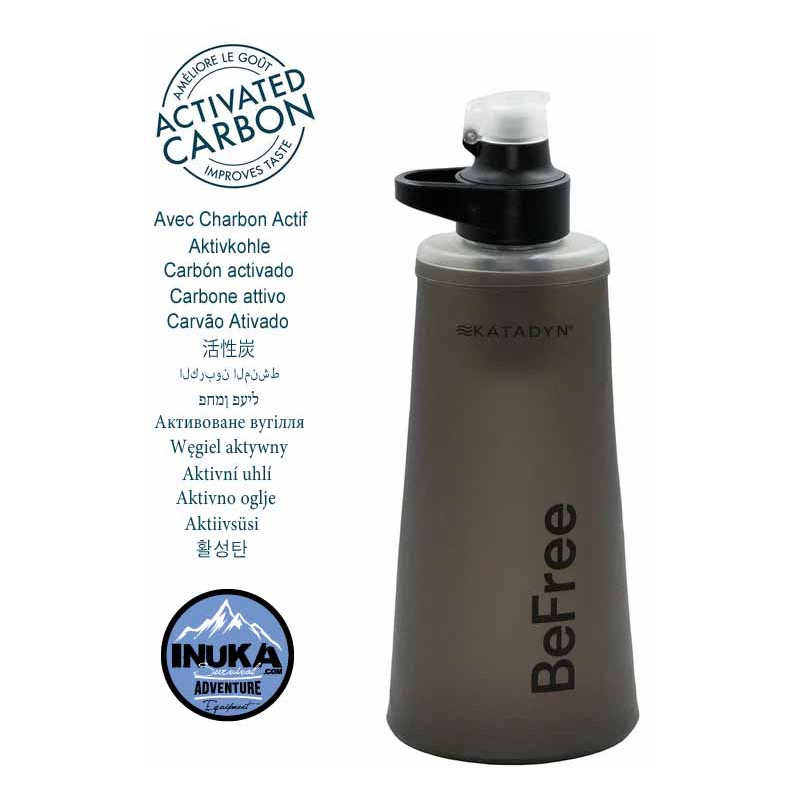 Filtre à eau BeFree Tactical AC 1,0 L 0604375214033 langues