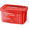 Notfall-Lebensmittel-Wasser-Box
