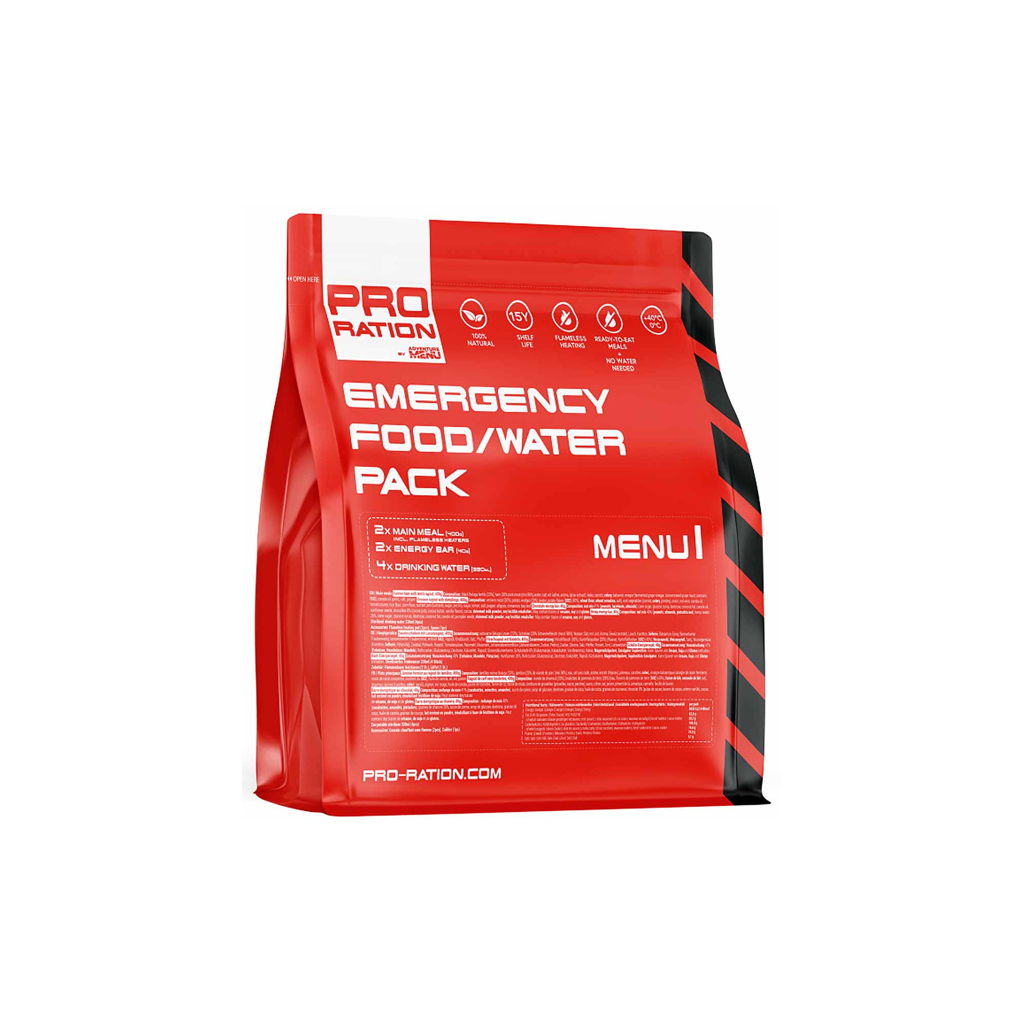 Stock Alimentaire d'urgence 24h
