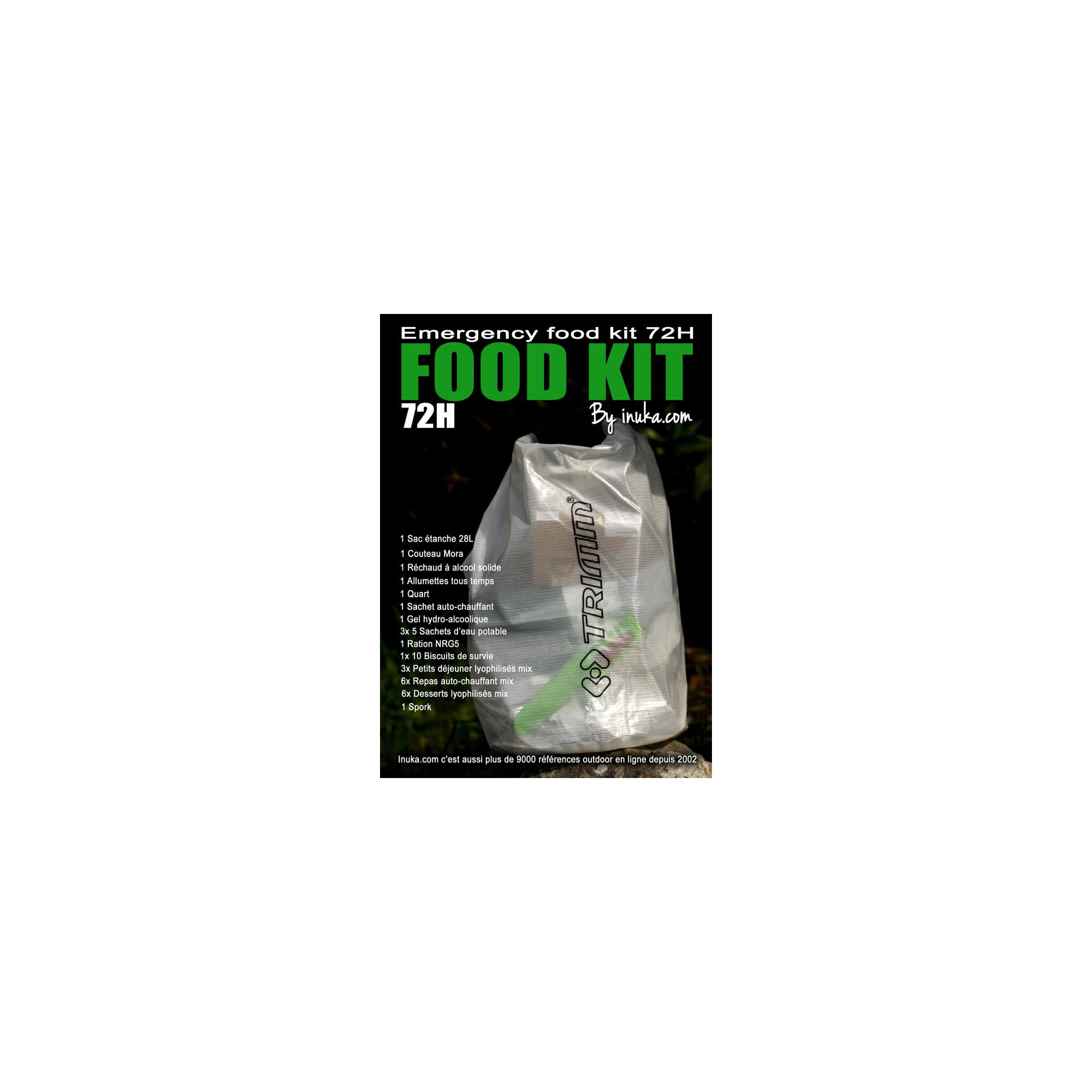 Kit de alimentação de emergência 72H