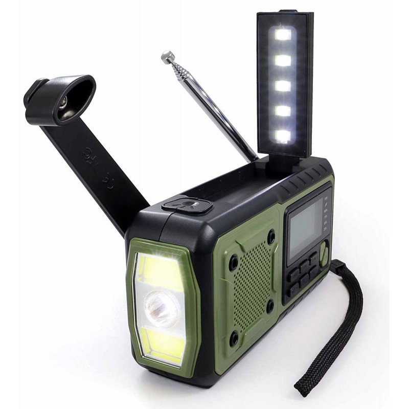 Radio di emergenza USB a dinamo solare 4021504288455
