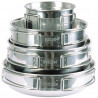 Contenedor de vivac de acero inoxidable de 5 piezas 4046872421655